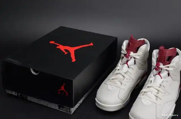 Kick Theory Maroon white Jordan 6 Retro 384664-116 Air 0624